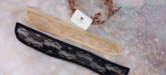 Rose lace one piece extension base, make your own clip in extension, halo, hair enhancer, black or beige